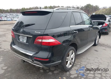 2012 Mercedes-Benz Ml 350 4Matic из США, поврежденный, VIN 4JGDA5HB9CA017021